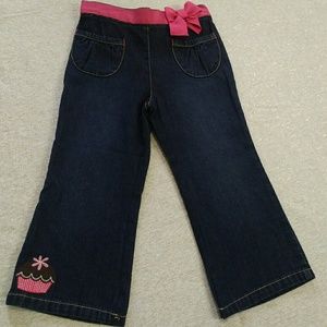 Gymboree Girls Cupcake Jeans Size 2T